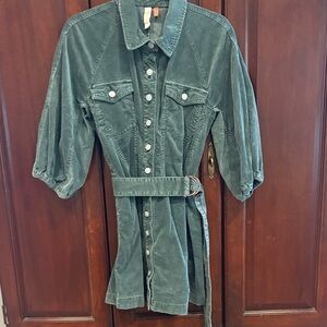 Pilcro Olive Corduroy Dress size 6p